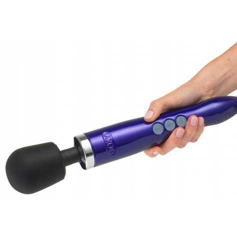 Фиолетовый вибратор Doxy Die Cast Wand Massager - 34 см.